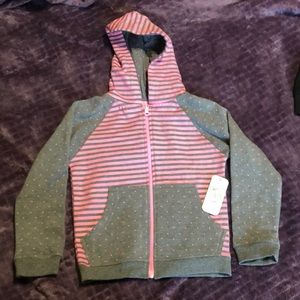 Fleece zip up jacket